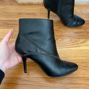 Black Heeled Booties size 5 1/2